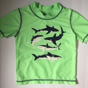 Boys toddler swim shirt rash guard